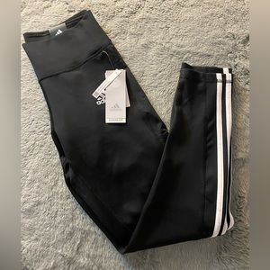 black adidas leggings
